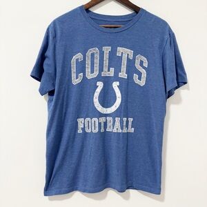 NFL Team Apparel Indianapolis Colts T-Shirt Mens Sz Large Short‎ Sleeve Football
